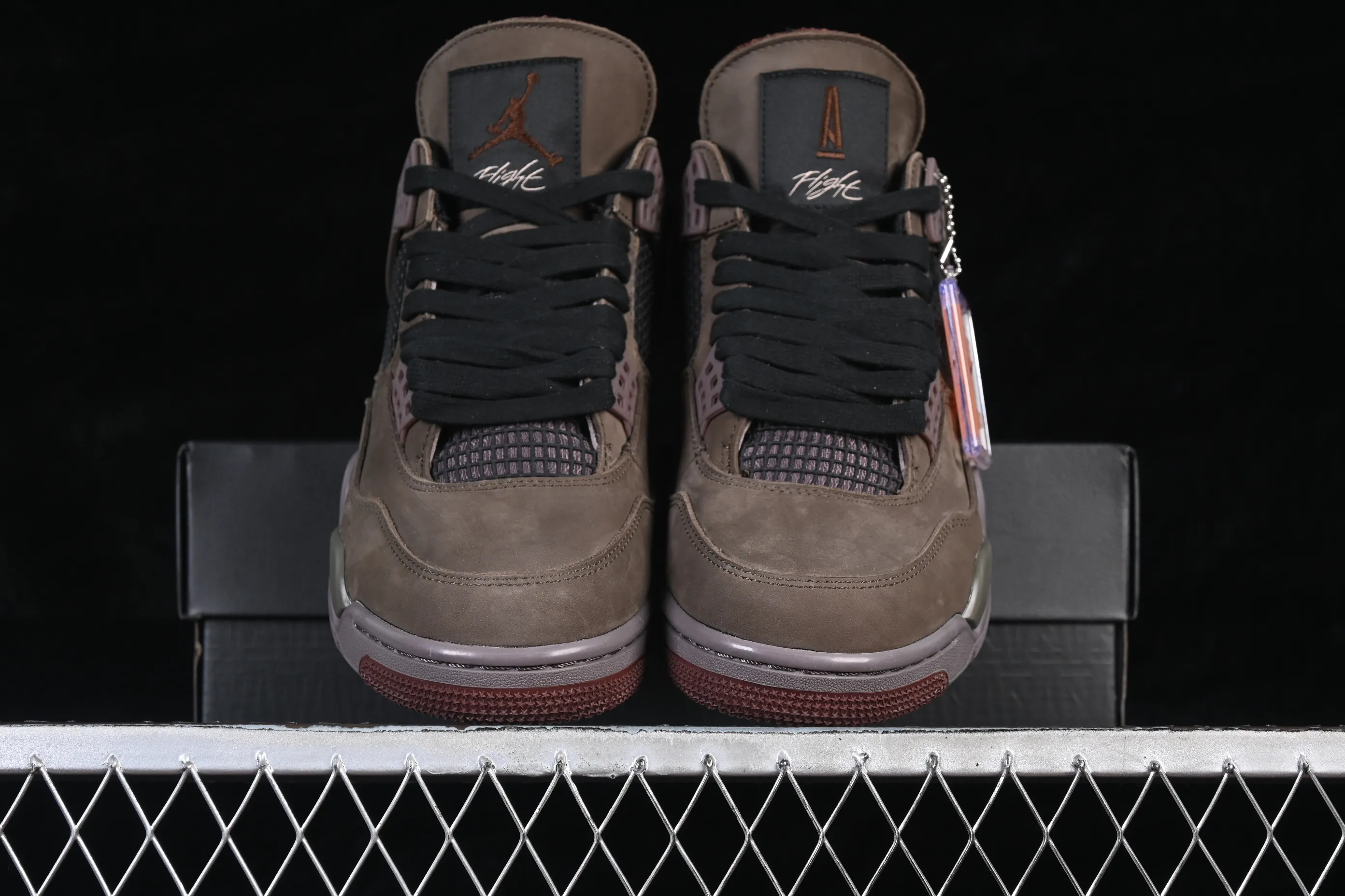 All categories Air Jordan Jordan series basketball shoes Air Jordan 4 A Ma Maniere x Air Jordan 4 Rerto "Dark Mocha" AJ4 Joe 4 Mocha Brown IF3102-200